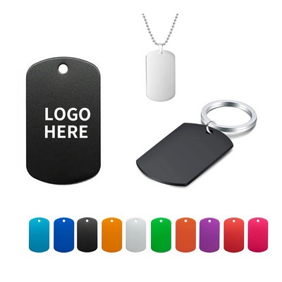 Durable Aluminum Enamel Dog Tag Chain