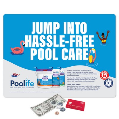 Vynex® Peel&Place® Ultra Thin Removable/Repositionable Counter Mat-14"x19"x.015"