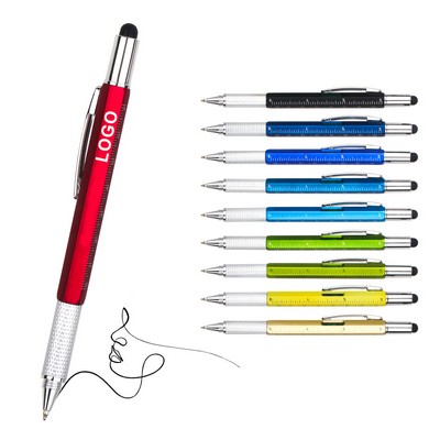 6" 1 Multi Function Tool Stylus Pen