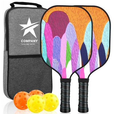 Fiberglass Lightweight Pickle Ball Paddle Set