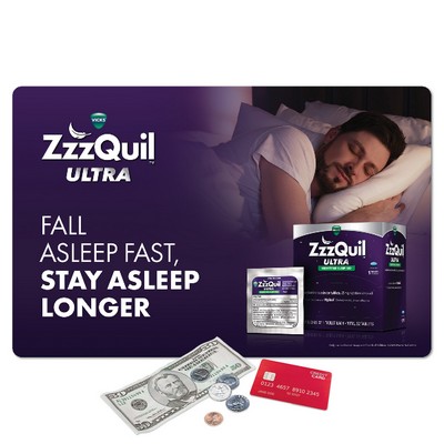 Vynex® Peel&Place® Ultra Thin Removable/Repositionable Counter Mat-11"x17"x.015"