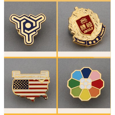 Custom 1" Cloisonné Enamel Lapel Pins