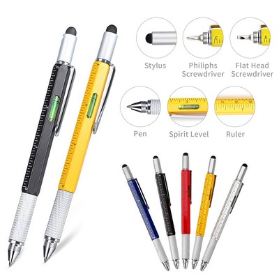 6" 1 Multi-function Stylus Tool Pen w/ Screw Heads