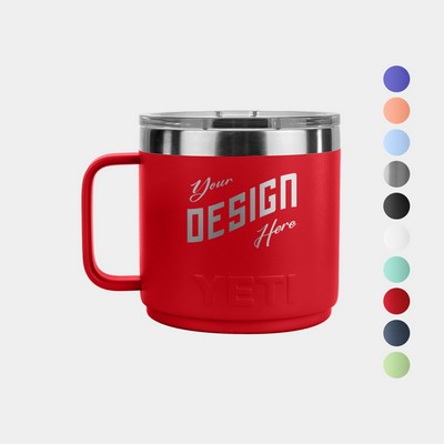 14 Oz YETI® Rambler Stainless Steel Insulated Stackable Mug w/ Lid