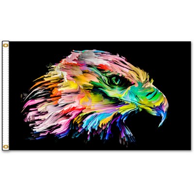 Vibrant Eagle Boutique Flag (3'x5')